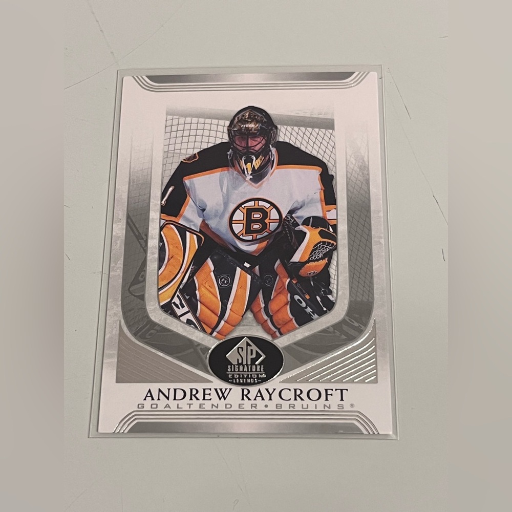 🏒 2020-21 Upper Deck SP Signature Edition Legends Andrew Raycroft